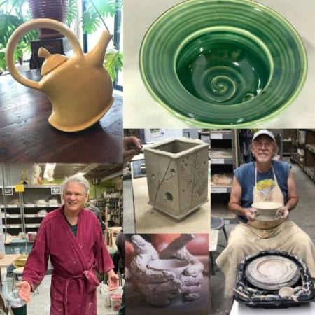 Ceramics 101 - Mud Therapy with Bob Davis. Learn to work with clay to create one of kind pottery with your personal flair. Wheel and handbuilding with clay