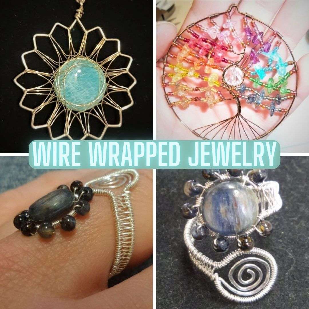 wire-wrapped jewelry class