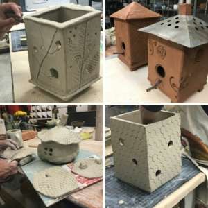 ceramic garden art workshop