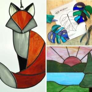 Stained Glass Class at The Curious Forge