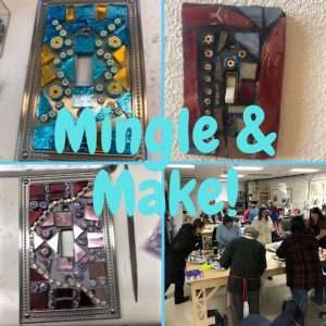 mingle and make mosaic art class
