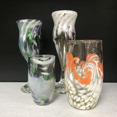 glassblowing classes learn to make a glassblown drinking cup