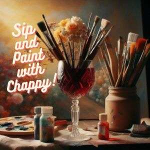 mingle and Make sip and paint class