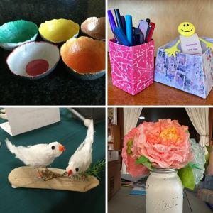 paper mache youth summer camp at The Curious Forge