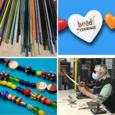 members hands on skillshre flameworking beads