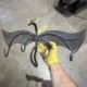 blacksmithing and Metal working Dragon Coat Rack