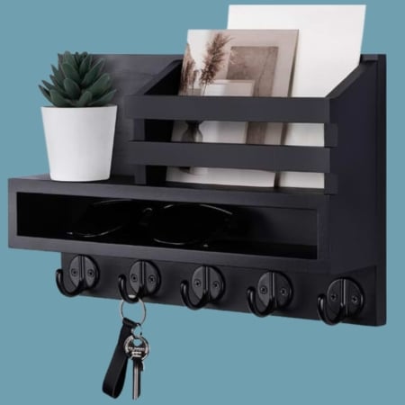 Functional Metal Art Workshop - Make a Customizable Entryway Shelf organizer