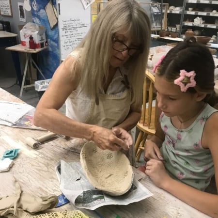Experience the joy of playing with clay with your child in this fun interactive ceramics class