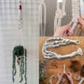 Learn the art of macrame and make a custom plant hanger