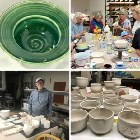 Ten ways to make Ten Bowls with Bob Davis in the Ceramics Studio