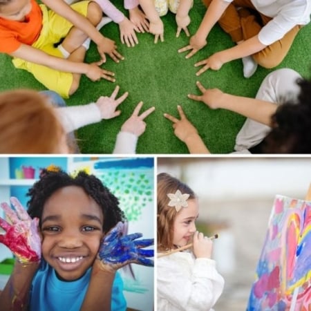 youth mixed media art discovery class