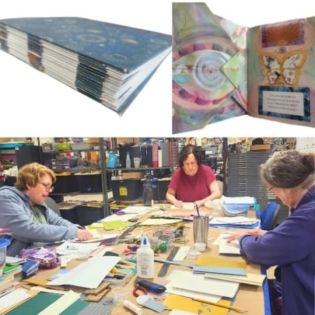 creative journal making and book binding workshop no experience is needed