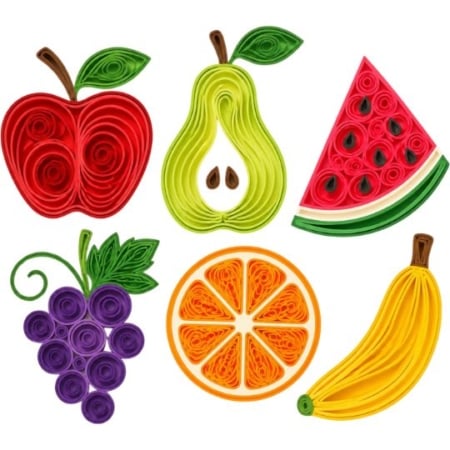 Quilling Paper Fruit Magnets Workshop